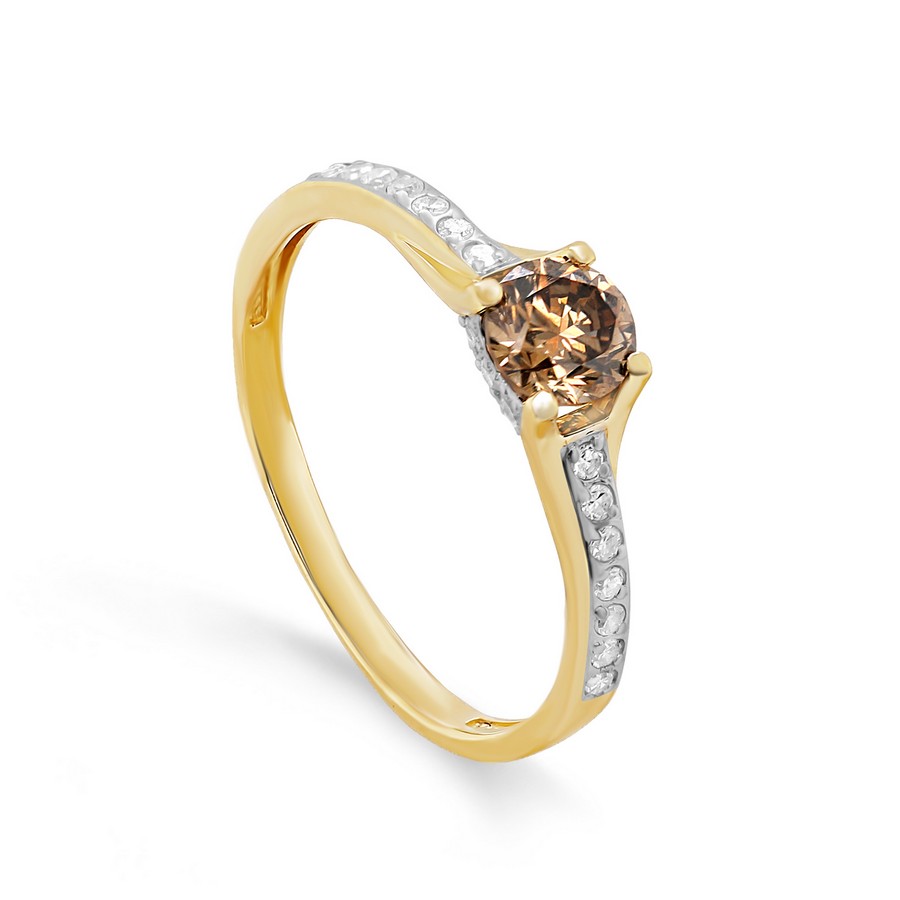 Кольцо, золото, бриллиант, 1-2635-9200